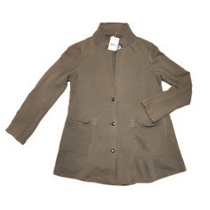 Women's FREE PEOPLE Green Coat Jacket Sz M - NWT